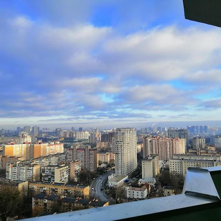 Видовая 25Й Этаж. Новый Дом. Шалимова, Isida. Шулявская, Гарматная, Индустриальный Мост. Космополитан. Большевик. Жд Вокзал. เคียฟ ภายนอก รูปภาพ