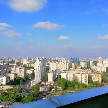 Видовая 25Й Этаж. Новый Дом. Шалимова, Isida. Шулявская, Гарматная, Индустриальный Мост. Космополитан. Большевик. Жд Вокзал. เคียฟ ภายนอก รูปภาพ