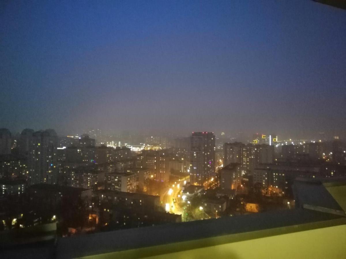Видовая 25Й Этаж. Новый Дом. Шалимова, Isida. Шулявская, Гарматная, Индустриальный Мост. Космополитан. Большевик. Жд Вокзал. เคียฟ ภายนอก รูปภาพ